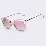 Metal Frame Cat Eye Women Sunglasses