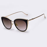 Metal Frame Cat Eye Women Sunglasses