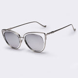 Metal Frame Cat Eye Women Sunglasses