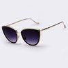 Metal Frame Cat Eye Women Sunglasses