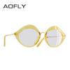 Cat Eye Lip Shape Reading Plain Glasses Frame