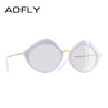 Cat Eye Lip Shape Reading Plain Glasses Frame