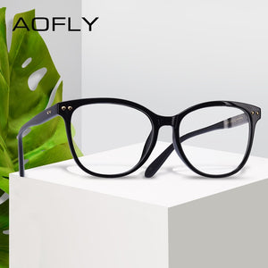 Women Plain Glasses Fashion Eyeglasses Frame