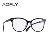 Women Plain Glasses Fashion Eyeglasses Frame